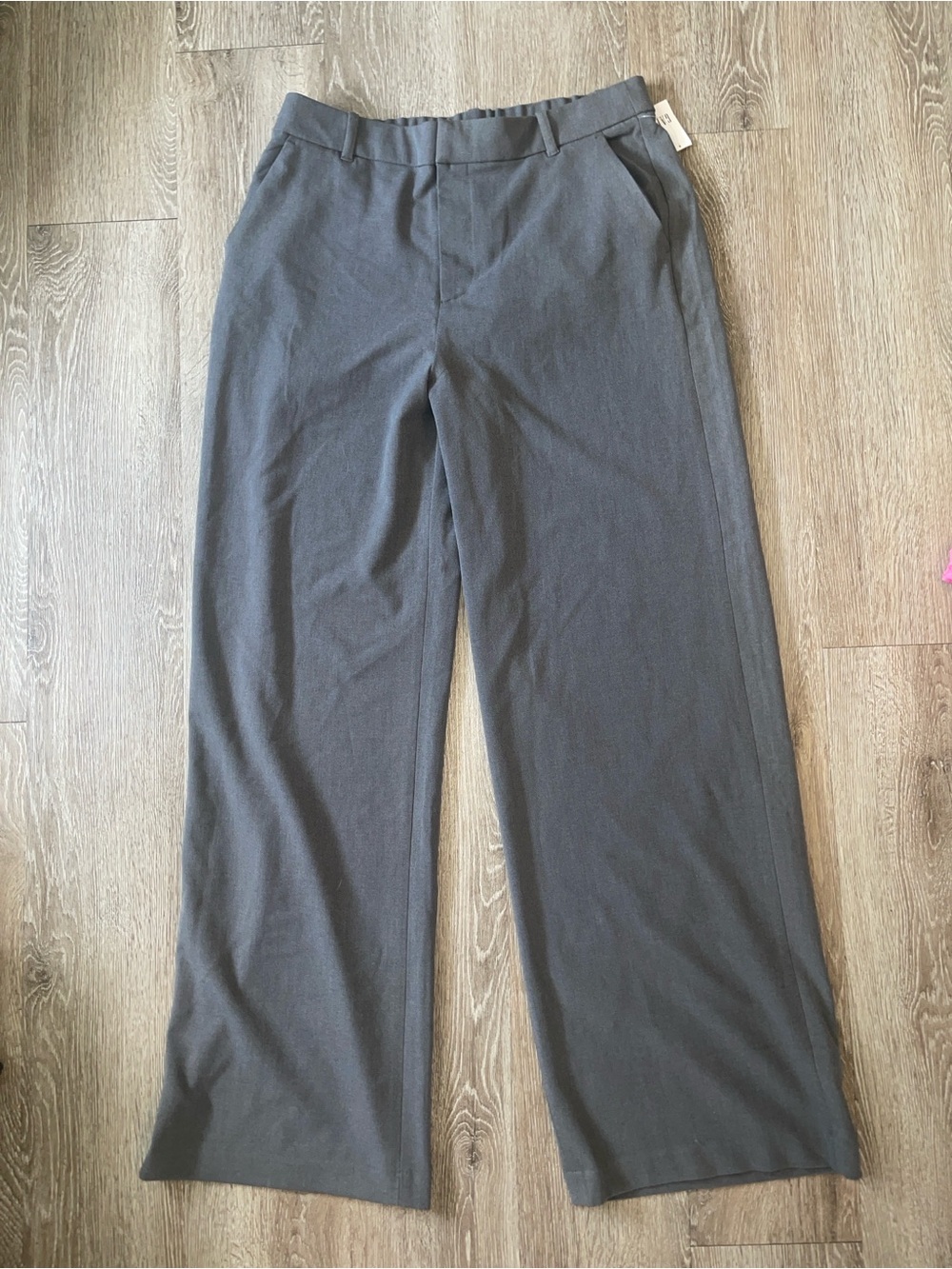 New GAP  Wide-Leg trousers Dress Pants in Charcoal gray 16 tall business career